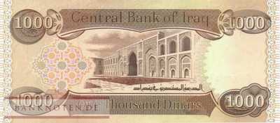 Iraq - 1.000  Dinars (#104a_UNC)