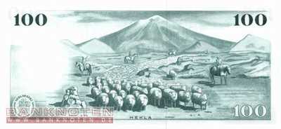 Island - 100  Kronur (#044-U43_UNC)