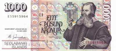 Iceland - 1.000  Kronur (#059-U66_UNC)