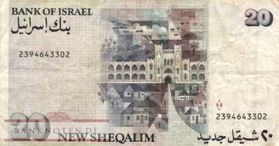 Israel - 20  New Sheqel (#054a_F)