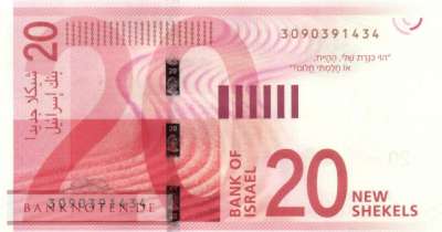 Israel - 20  New Sheqel (#065b_UNC)