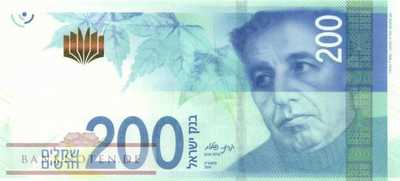 Israel - 200  New Sheqel (#068a_UNC)