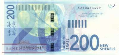 Israel - 200  New Sheqel (#068b_UNC)