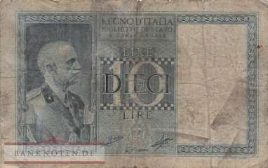 Italien - 10  Lire (#025c-39_VG)