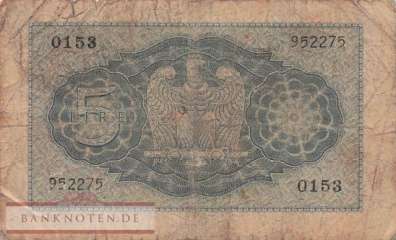 Italien - 5  Lire (#028-40_VG)