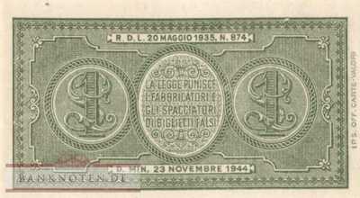 Italien - 1  Lira (#029a_UNC)