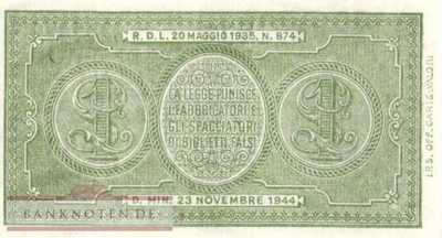 Italien - 1  Lira (#029c_UNC)