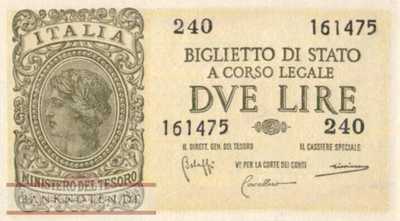 Italy - 2  Lira (#030b_UNC)