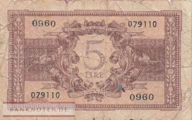 Italien - 5 Lire (#031c_VG)