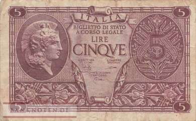 Italy - 5  Lire (#031c_F)