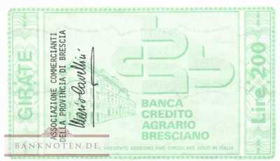 Banca di Credito Agrario Bresciano - 200  Lire (#06m_08_23_UNC)