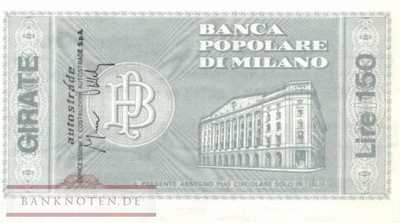 Banca Popolare di Milano - 150  Lire (#06m_25__20_UNC)