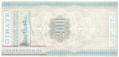 Banca S. Paolo-Brescia - 200  Lire (#06m_29_06_UNC)