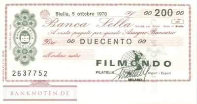 Banca Sella - 200  Lire (#06m_30_1224_UNC)