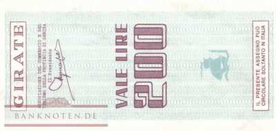 Banco di Chiavari e della Riviera Ligure - 200  Lire (#06m_32_02_UNC)