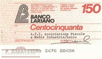 Banco Lariano - 150  Lire (#06m_36_04_UNC)