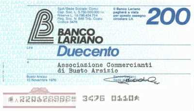 Banco Lariano - 200  Lire (#06m_36__05_AU)