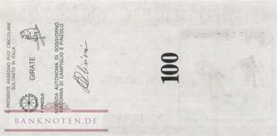 Cassa di Risparmio di Trento e Rovereto - 100  Lire (#06m_43_13s-1_UNC)