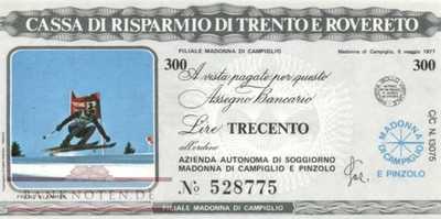 Cassa di Risparmio di Trento e Rovereto - 300  Lire (#06m_43_13s-5_UNC)