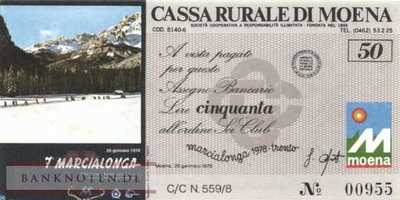 Cassa Rurale di Moena - 50  Lire (#06m_56_16s-1_UNC)