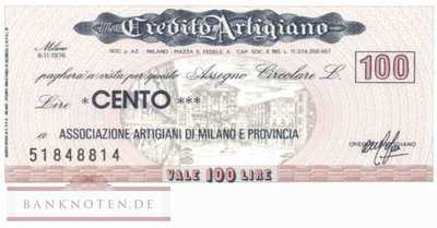 Credito Artigiano - 100  Lire (#06m_73-2_06_UNC)