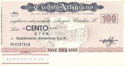 Credito Artigiano - 100  Lire (#06m_73-2_15_UNC)