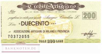Credito Artigiano - 200  Lire (#06m_73-4_43_UNC)
