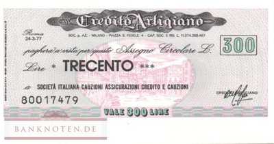 Credito Artigiano - 300  Lire (#06m_73-5_56_UNC)