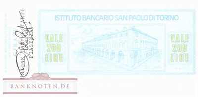 Istituto Bancario San Paolo di Torino - Piacenza - 200  Lire (#06m_79__41_UNC)
