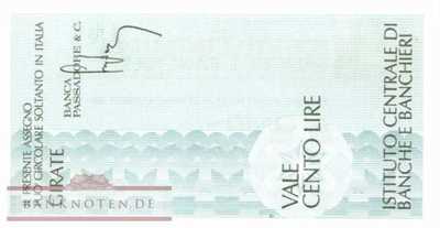 Istituto Centr. di Banche e Banchieri - 100  Lire (#06m_80_03_UNC)