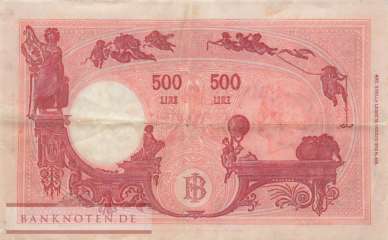 Italy - 500  Lire (#070a-440817_VF)
