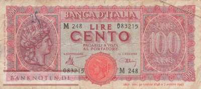 Italien - 100  Lire (#075a_VG)