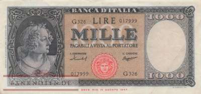 Italien - 1.000  Lire (#088c_VF)