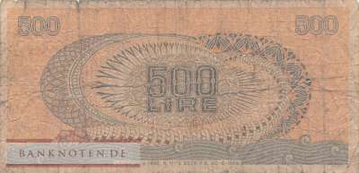 Italien - 500  Lire (#093a-66_VG)