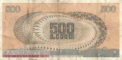 Italien - 500  Lire (#093a-67_F)