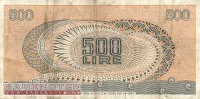 Italy - 500  Lire (#093a-67_F)