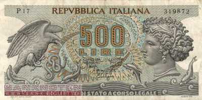 Italy - 500  Lire (#093a-67_F)