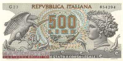 Italy - 500 Lire (#093a-70_UNC)