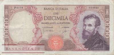 Italy - 10.000  Lire (#097b-6407_F)