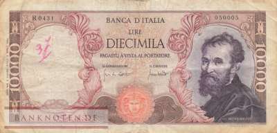 Italien - 10.000  Lire (#097e_VG)