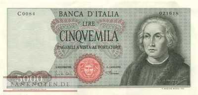 Italy - 5.000  Lire (#098b_XF)