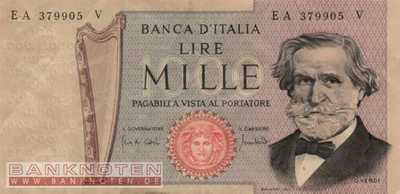 Italien - 1.000  Lire (#101a_F)