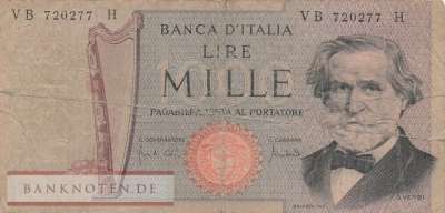 Italien - 1.000  Lire (#101b_VG)