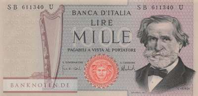 Italien - 1.000  Lire (#101c_UNC)