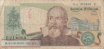 Italien - 2.000  Lire (#103a_VG)