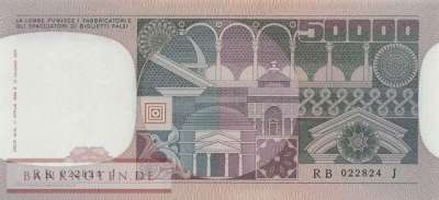 Italien - 50.000  Lire (#107c_UNC)