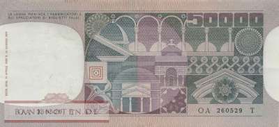 Italy - 50.000  Lire (#107c_F)