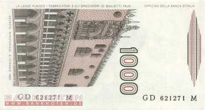 Italy - 1.000  Lire (#109a_UNC)