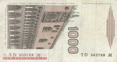 Italy - 1.000  Lire (#109a_VF)