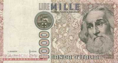 Italy - 1.000  Lire (#109a_VF)